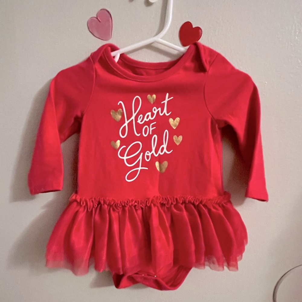 Valentines ballerina onesie